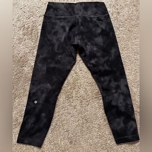 Lululemon, wunder train, size 14, diamond dye pitch grey